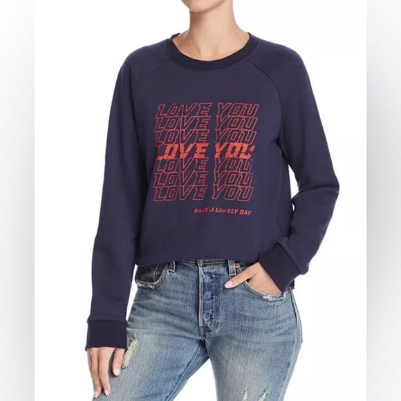 Rebecca Minkoff
Jennings Love You Graphic Sweatshirt Small - Picture 1 of 6